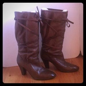 Kors Michael Kors slouchy stacked heel boots